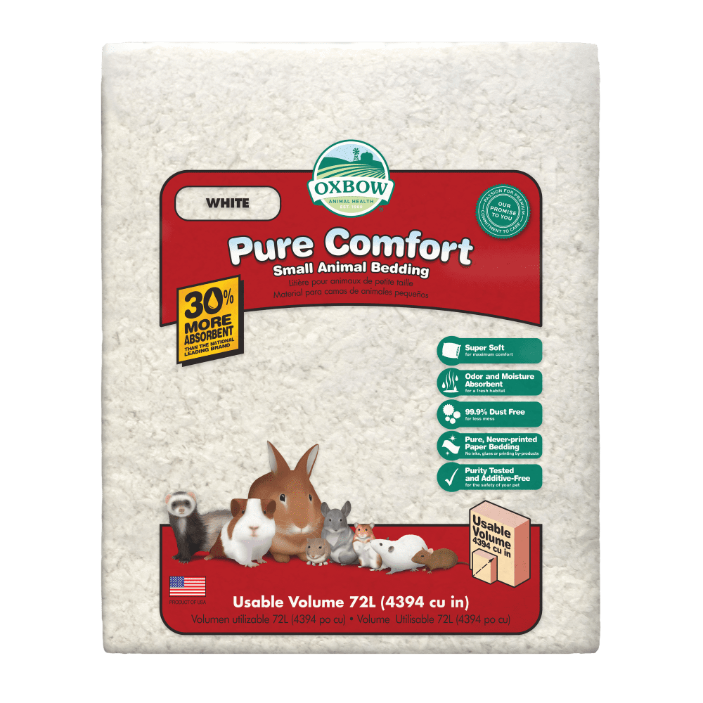 Pure Comfort White Bedding Oxbow Animal Health
