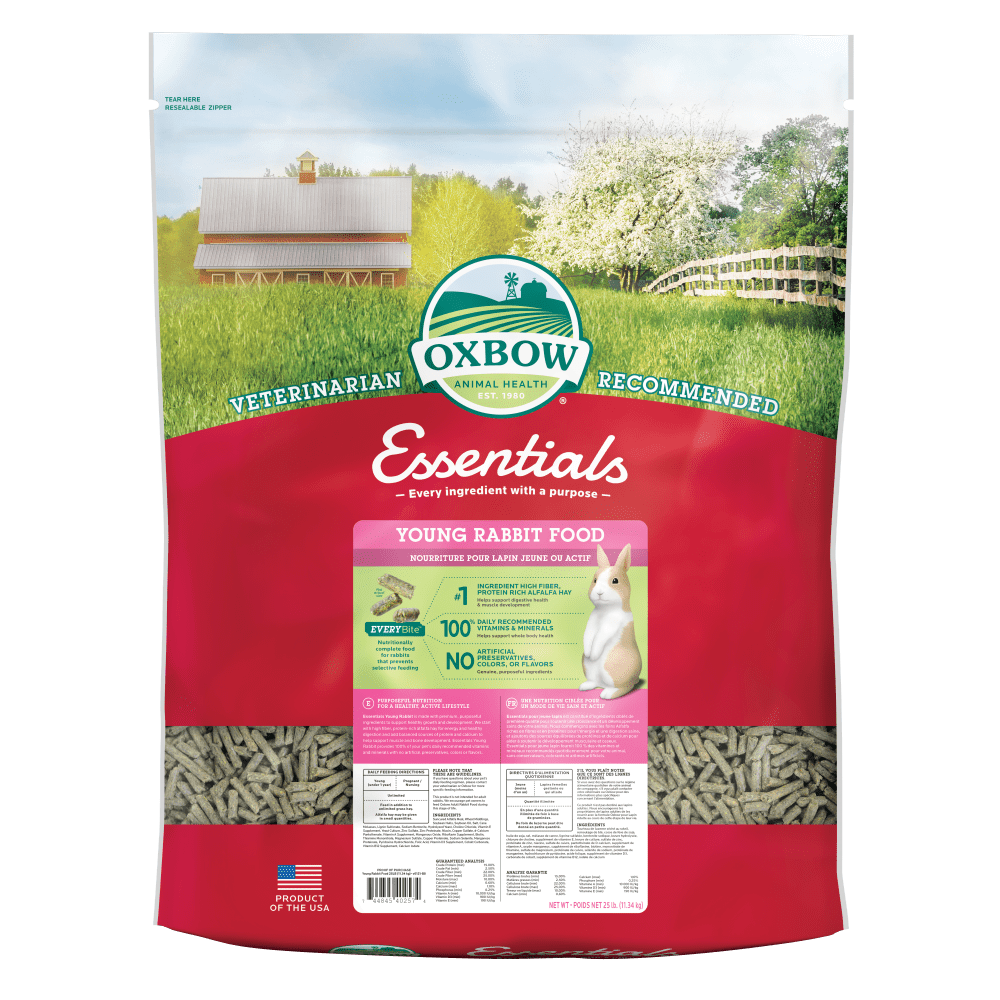 Essentials Young Rabbit Food Oxbow Animal Health