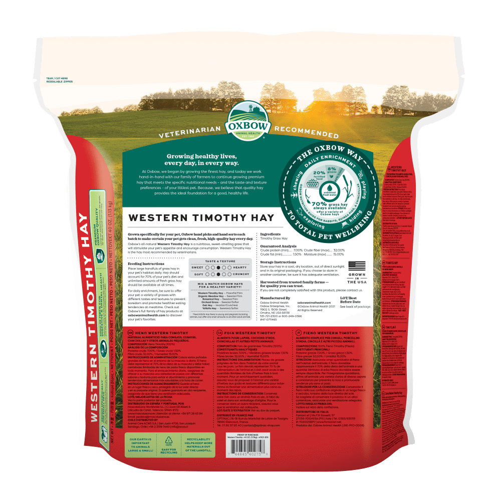 Western Timothy Hay | Oxbow Animal Health