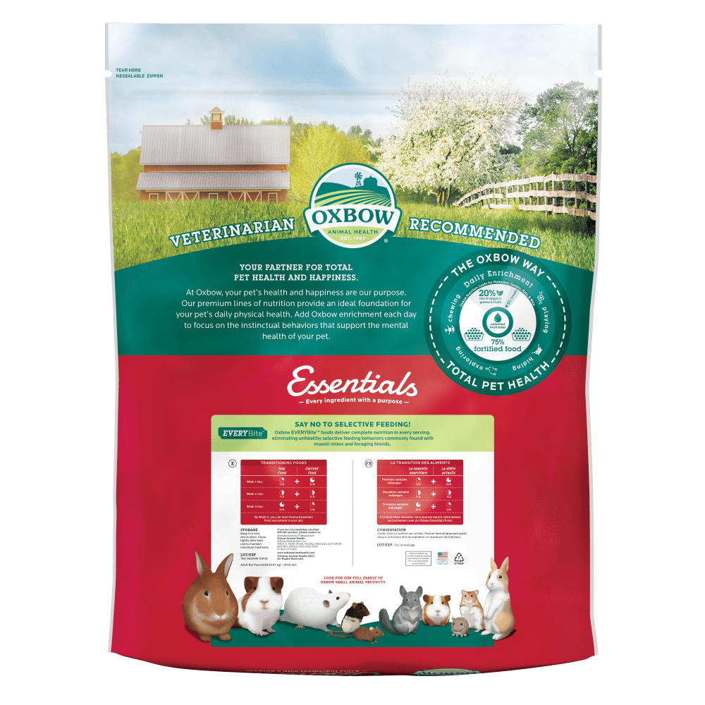 Essentials Adult Rat Food Oxbow Animal Health