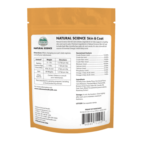 Natural Science Skin & Coat Support