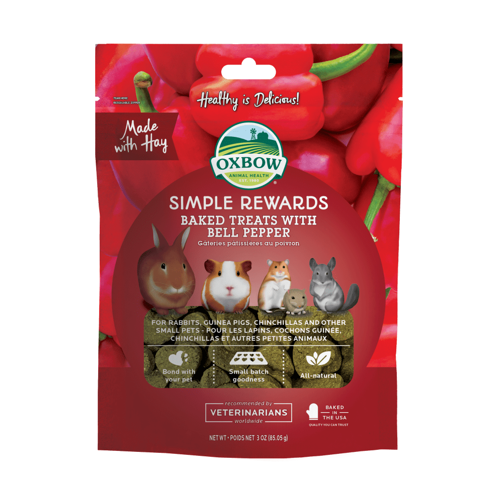 Simple Rewards Baked Treats with Bell Pepper Oxbow Animal Health