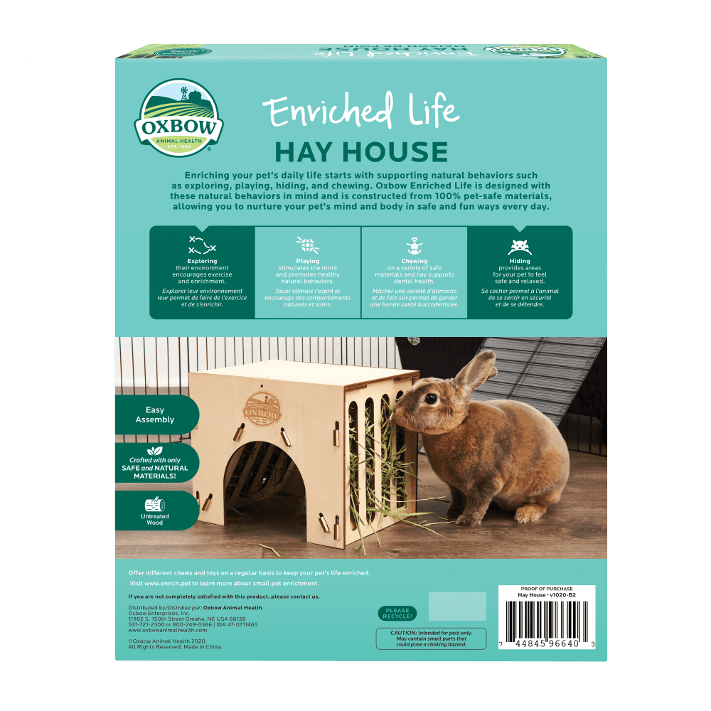 Enriched Life Hay House Oxbow Animal Health