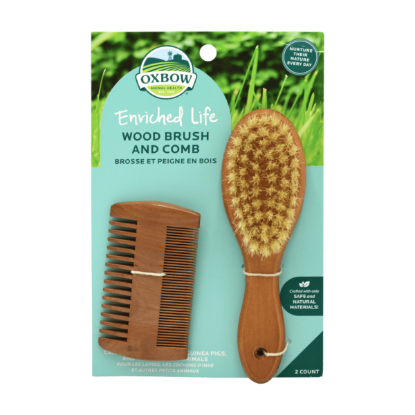 Enriched Life - Wood Brush & Comb